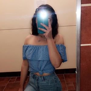 Off the shoulder shirt